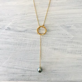 He'e Tahitian Pearl Lariat