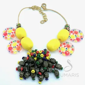 HESS FANTASY OOAK STATEMENT NECKLACE