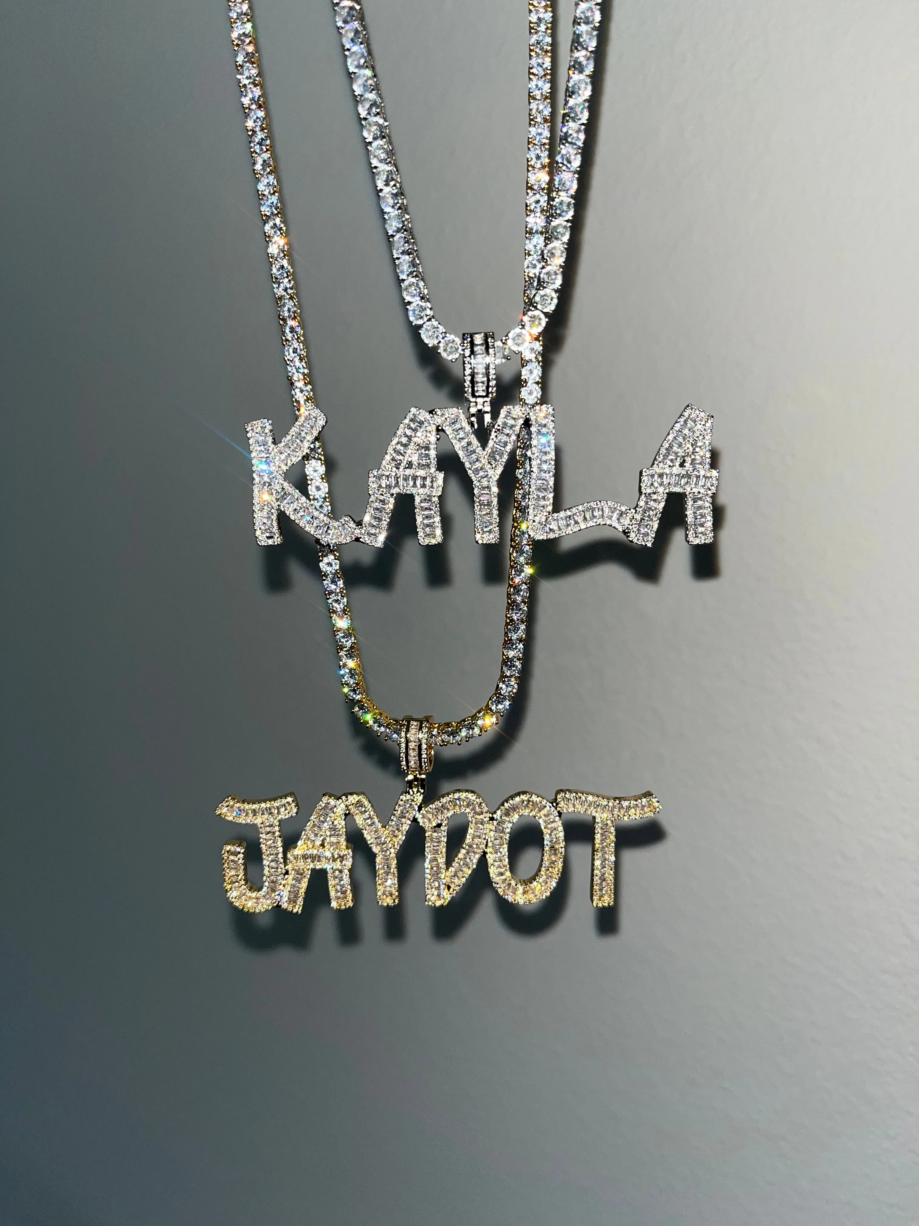 Iced Out Name Necklace