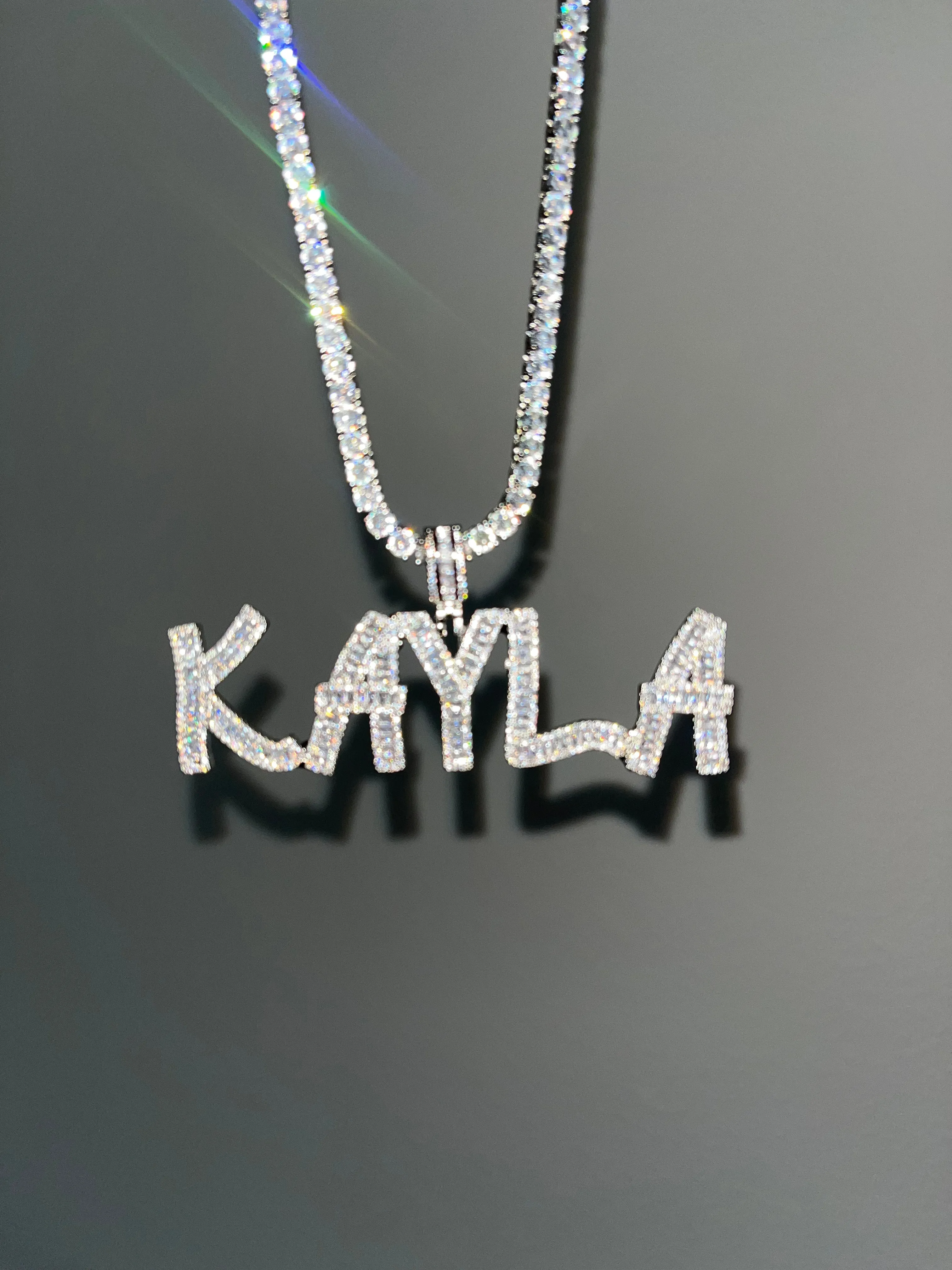 Iced Out Name Necklace