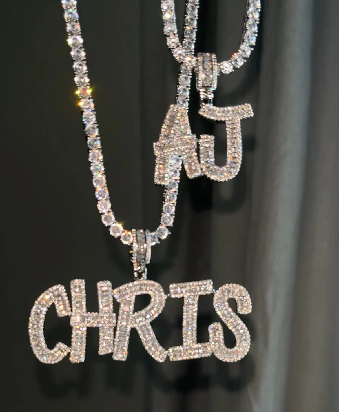 Iced Out Name Necklace