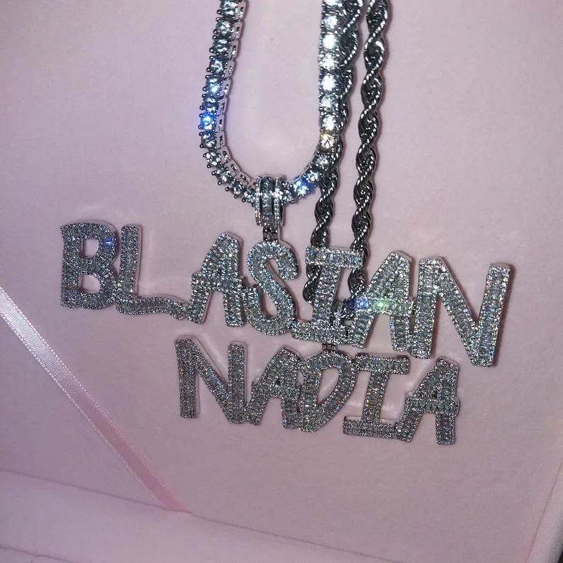 Iced Out Name Necklace