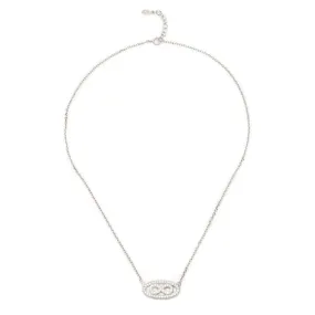 Infinity in Oval Necklace