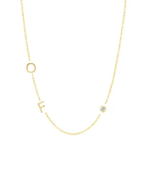 Initial Sample Sale - O F  Necklace