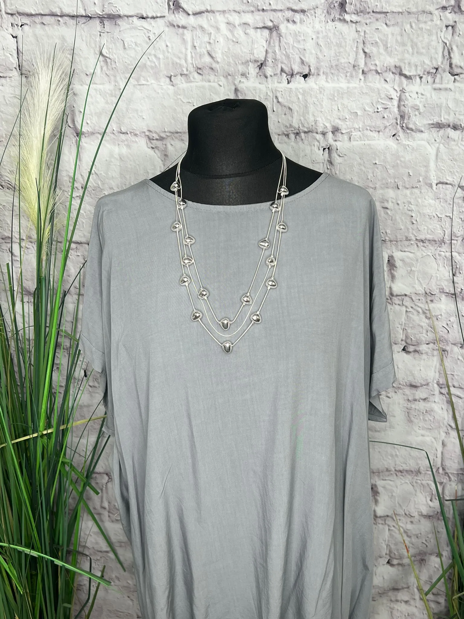 Layered Little Pebble Necklace