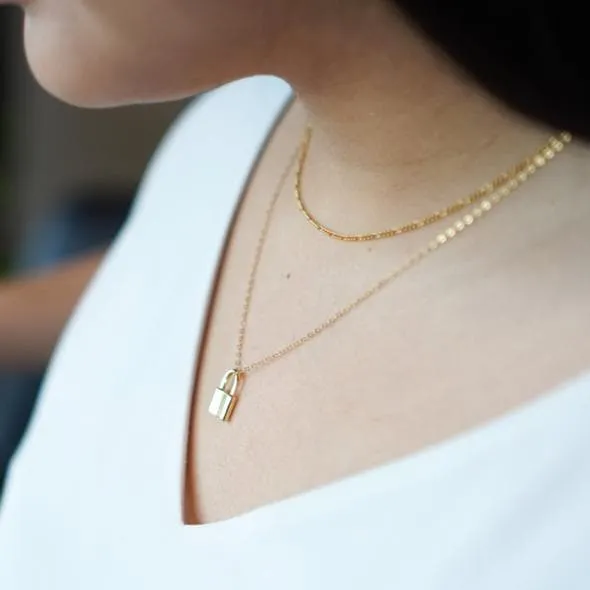 Liv Locket Necklace | 14K Gold Fill