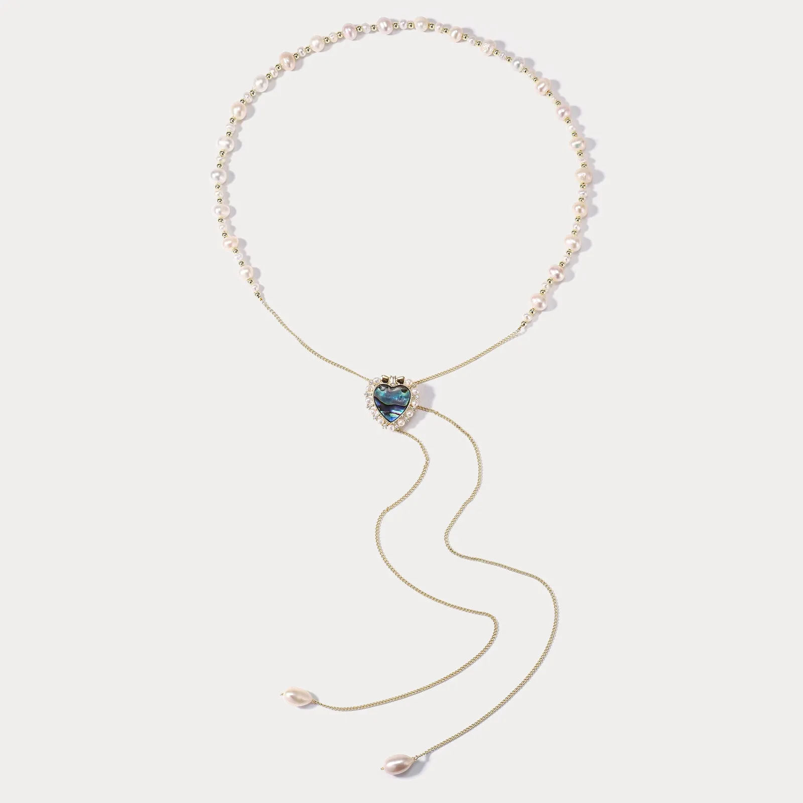 Love Pearl Long Necklace