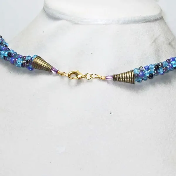 Magena Beaded Kumihimo Necklace