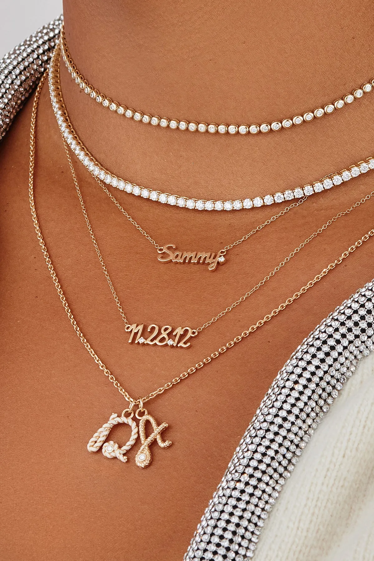 Mini Custom Word Necklace