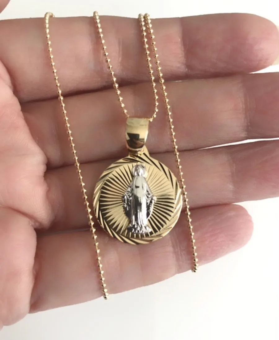 Miraculous Medal Catholic Necklace for Women