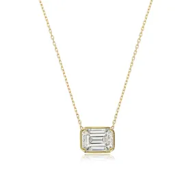 Mixed Shapes Diamond Pendant Necklace