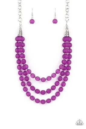 Paparazzi Summer Surprise - Purple Necklace