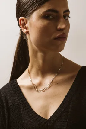 Paperclip Necklace | Silver