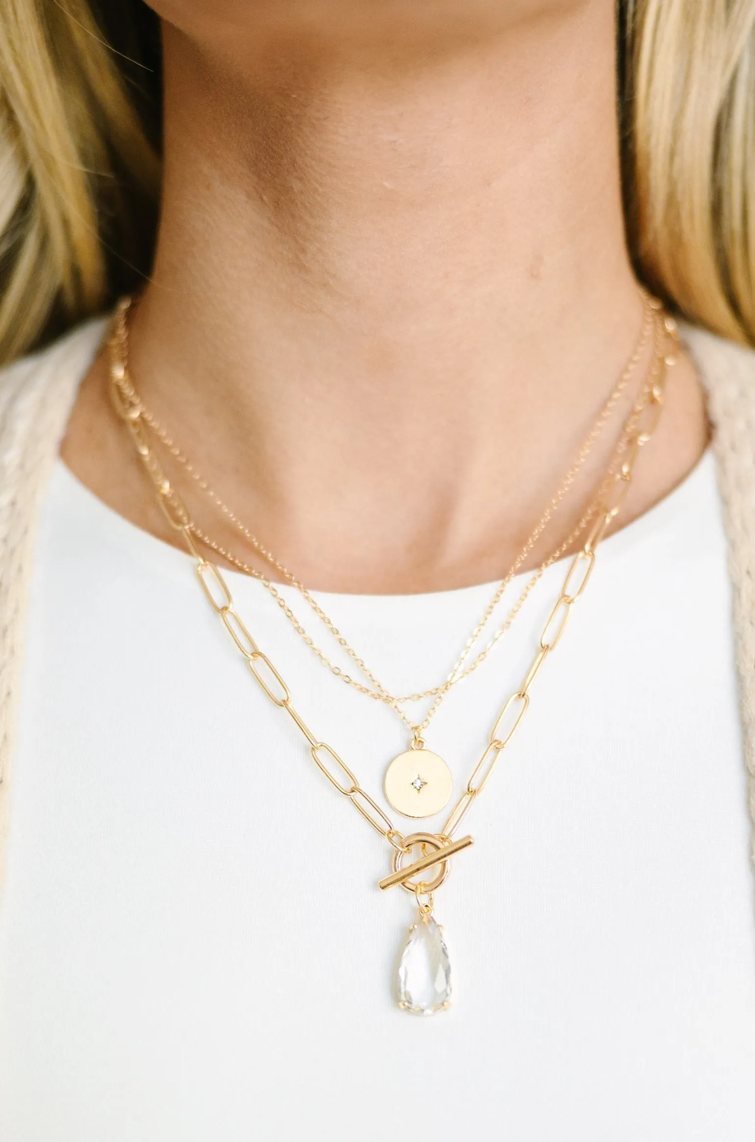 Pure Grace Gold Necklace