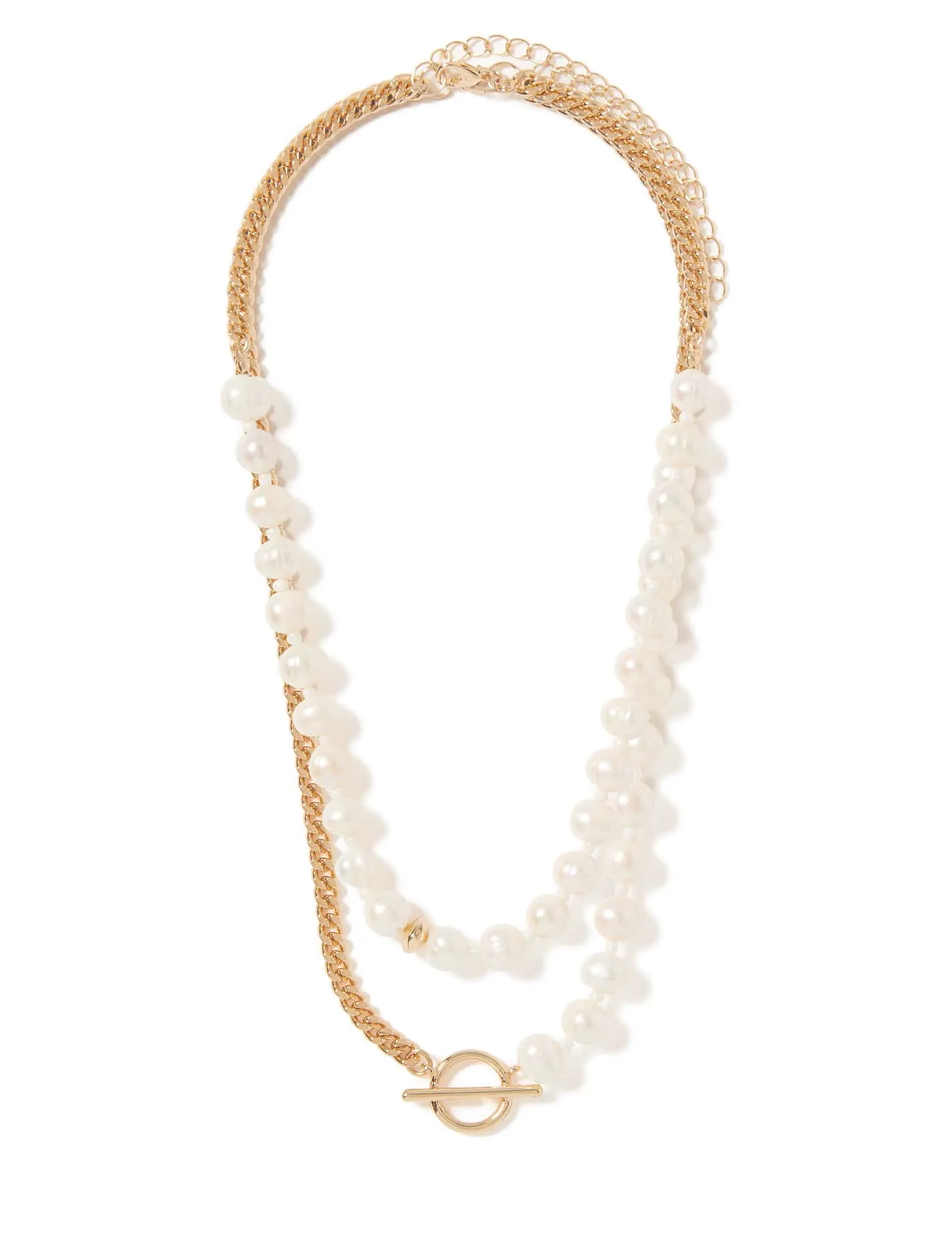 Signature Tamsin Double Glass Pearl Necklace