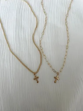 SMALL CROSS NECKLACE