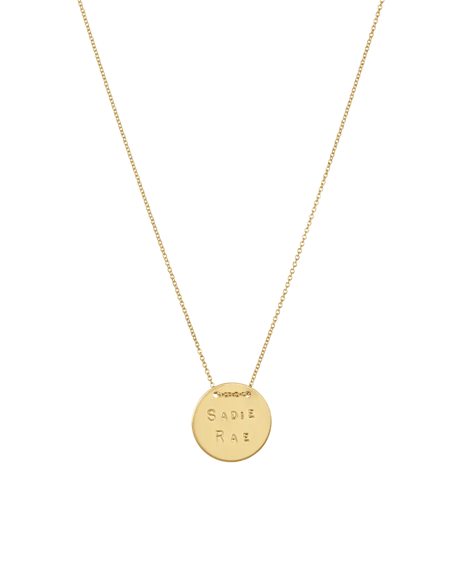 Small Disc Necklace