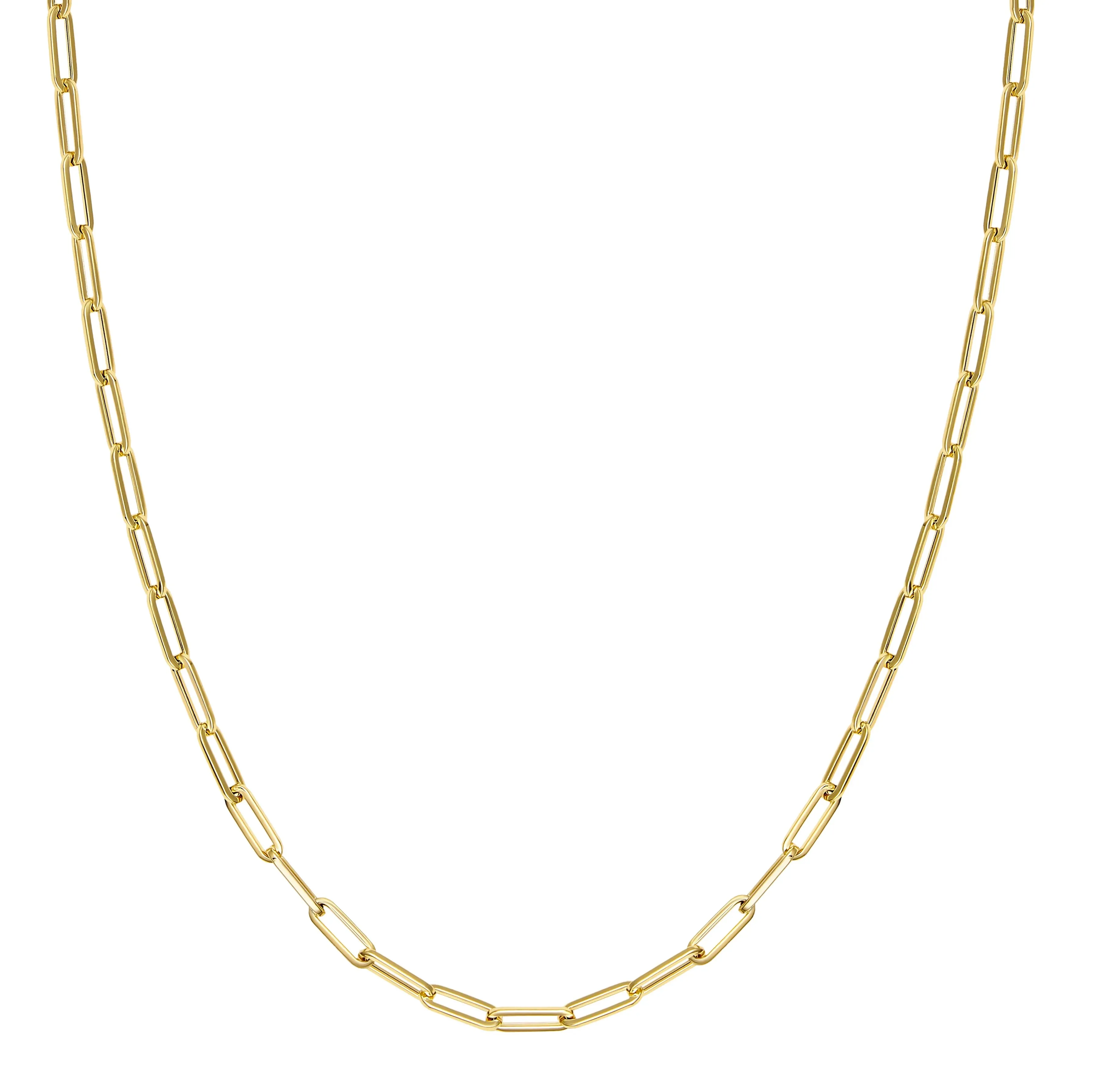 Small Gold Paper Clip Chain