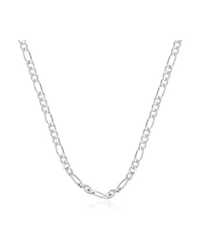 Sterling Silver 3.9mm Figaro Chain 20