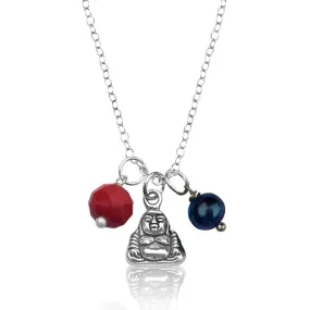 Tiny Buddha Charm Necklace