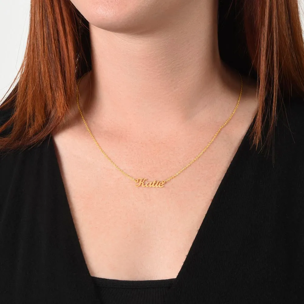 To My Soulmate Gift, You Were Worth the Wait Custom Name Necklace For Girlfriend