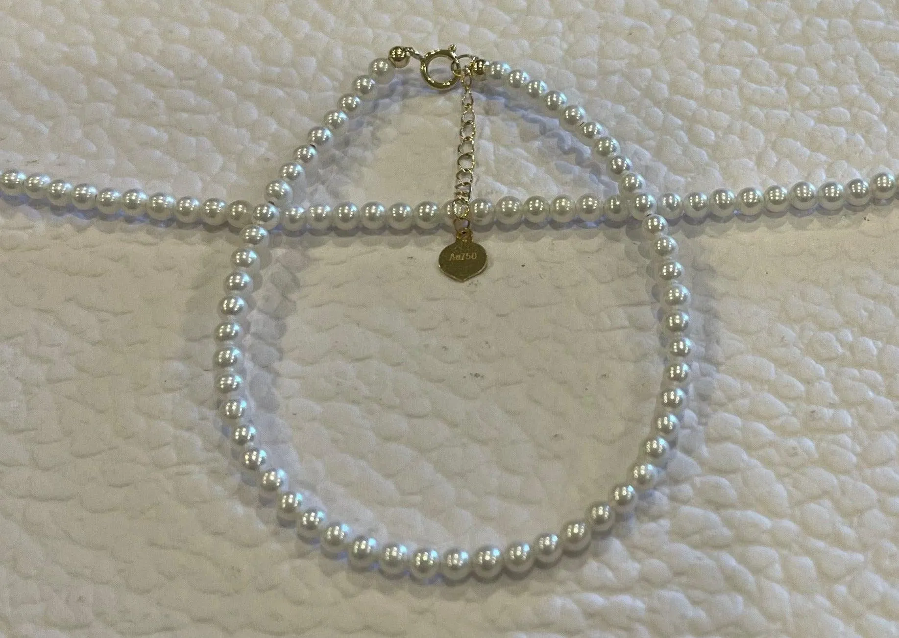 【Top Level】18k Freshwater Pearl 2.5-3mm Necklace or Bracelet or Set