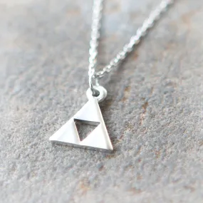 Tri Force Necklace in silver