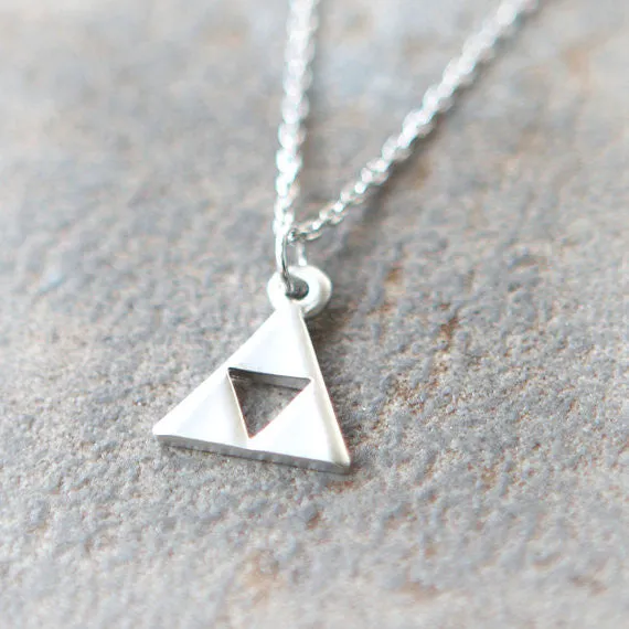 Tri Force Necklace in silver