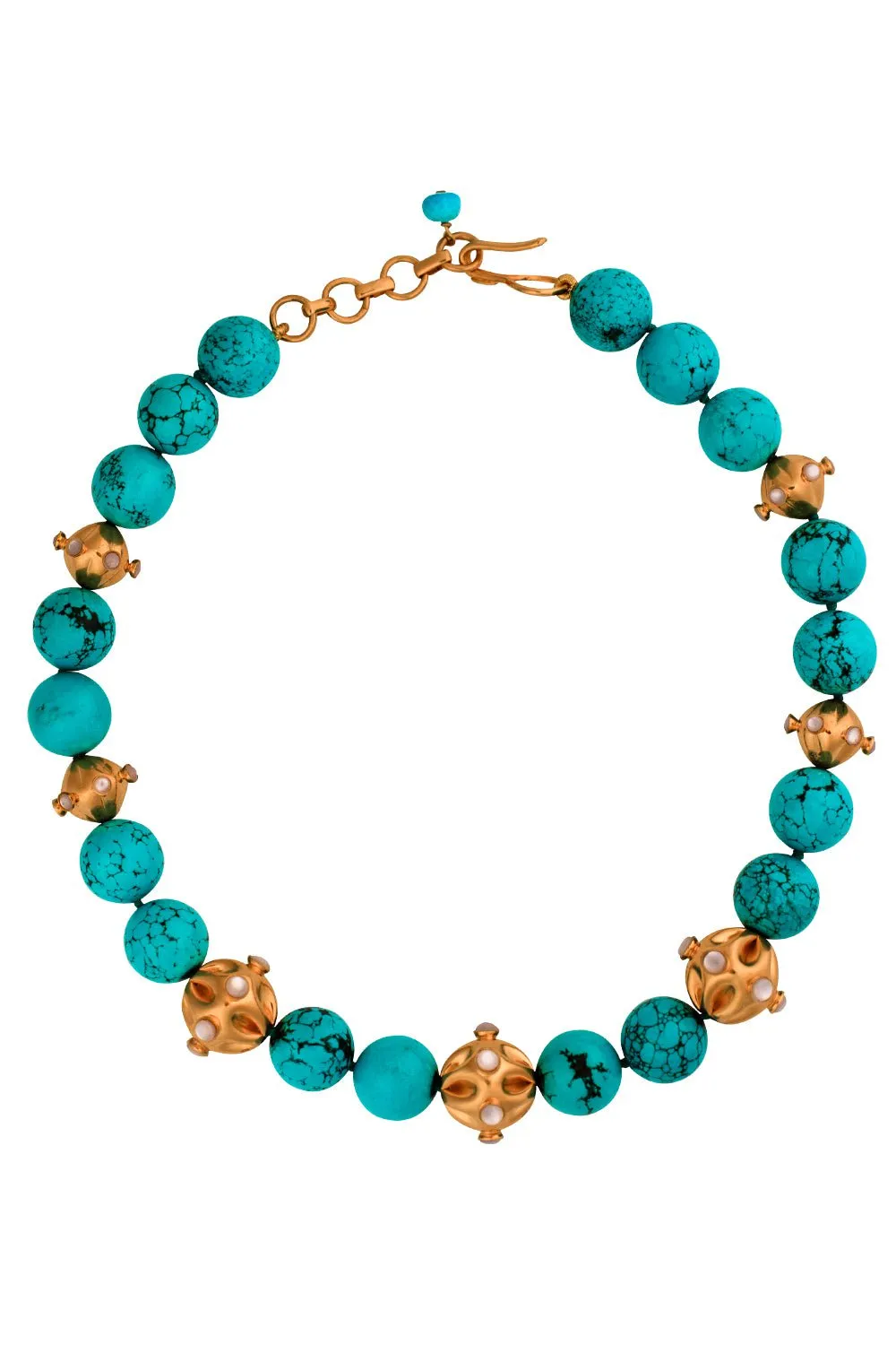 Turquoise Pearl Necklace