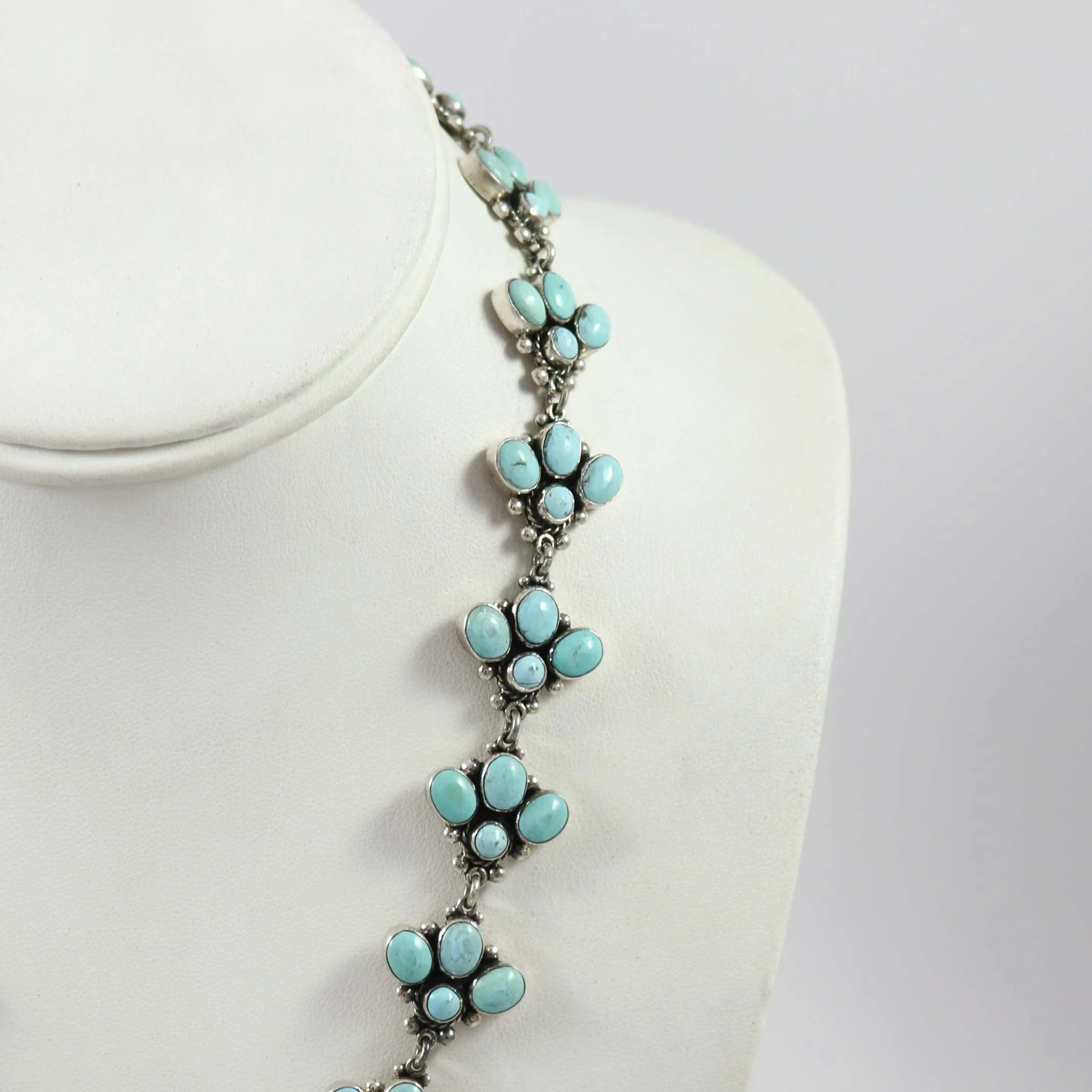 Turquoise Squash Blossom Necklace