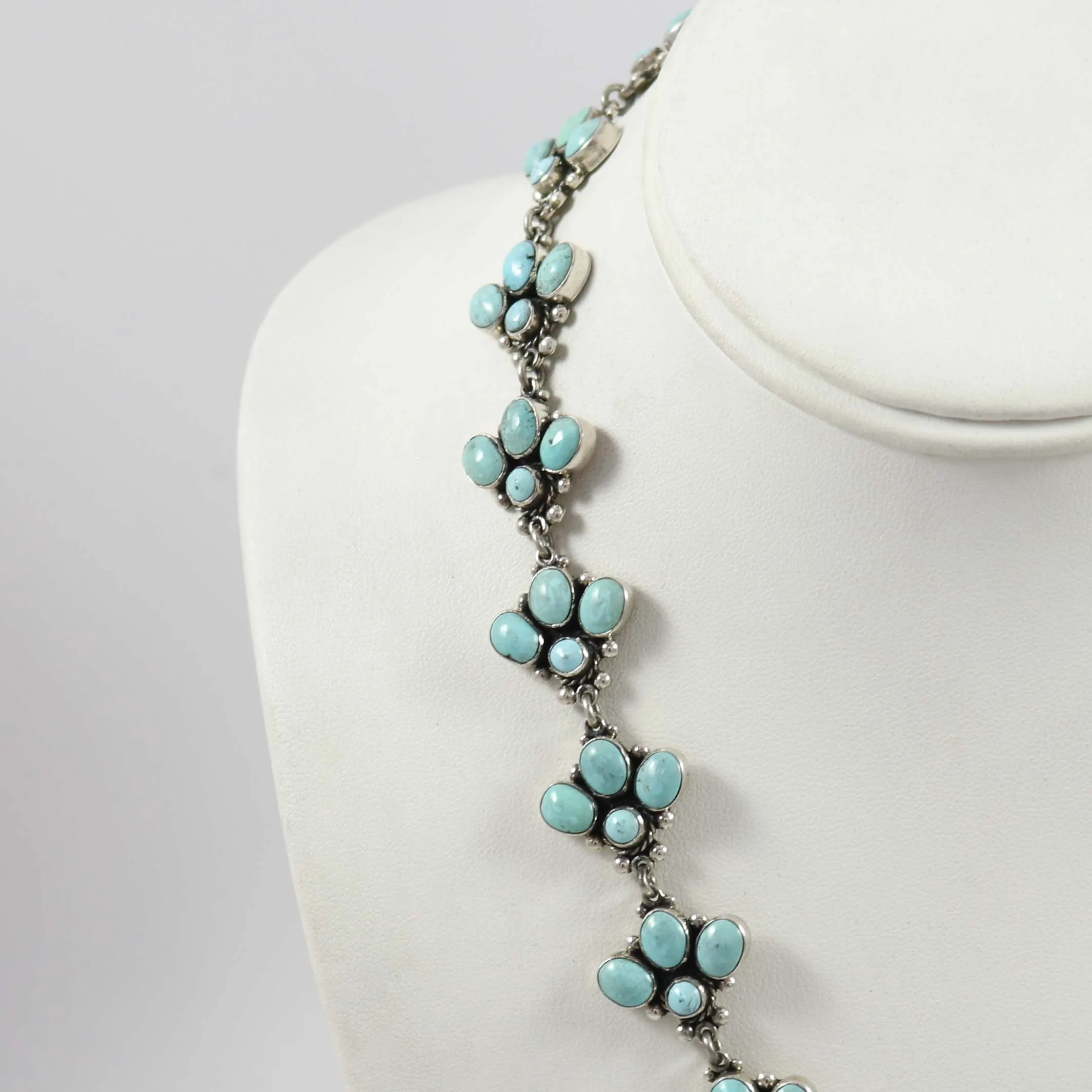 Turquoise Squash Blossom Necklace