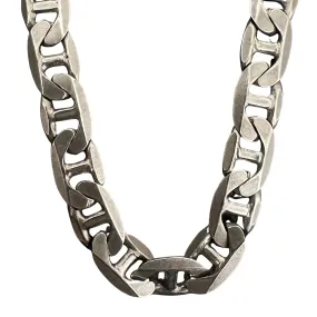 V I N T A G E // chunkiest anchor / sterling silver heavy anchor chain / 20, 73g