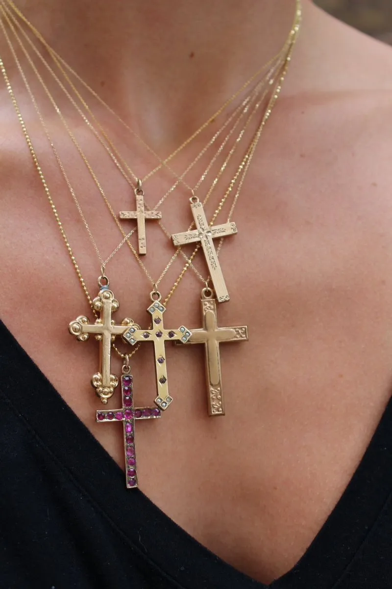 Vintage Cross Necklace