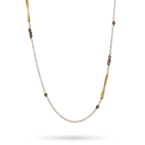 Waxing Poetic ~ Lume Chain ~ Pyrite